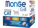 Monge Nassfutter Grill Adult Multi Kalb, Huhn & Forelle, 12x85g