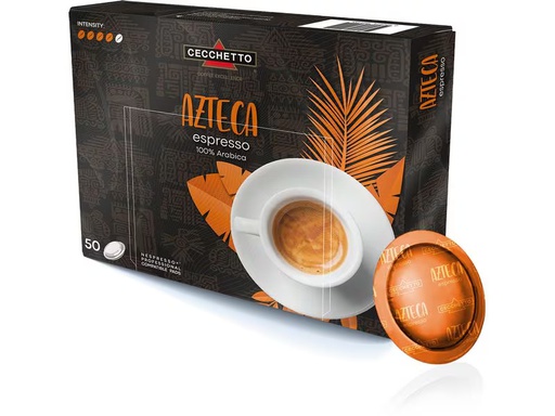 [90345014 1701813] CECCHETTO Professional Pads Azteca Espresso 100% Arabica 50 Stück