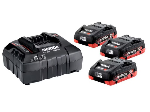 [90345036 1678511] Metabo Akku und Ladegerät 3 x LIHD 4.0 Ah
