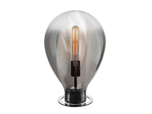 [90054644 1155747] SOMPEX Tischleuchte Bolha 1x E27 44 cm, Smoke