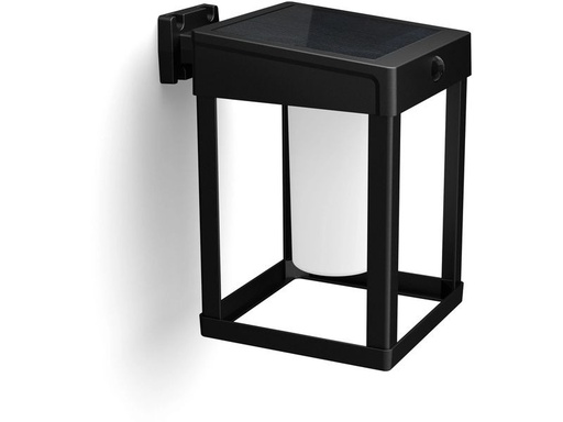 [90345112 1689139] Philips Camill UE Wandleuchte Solar SQ schwarz 3000K
