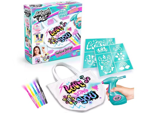 [90345118 1654131] Canal Toys Bastelset Airbrush Art Fashion Design Kit