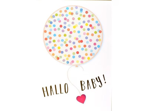 [90345175 1700069] ABC Glückwunschkarte Hallo Baby B6