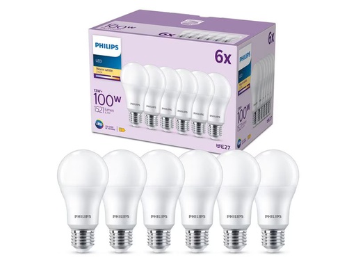 [90345185 1689192] Philips Lampe LED 100W A67 E27 WW FR ND 6CT/6 EC Warmweiss