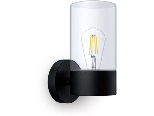 [90345223 1689155] Philips Flareon Wandleuchte rund, max. 25W, exkl. LM, schwarz