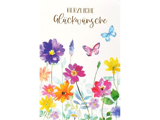 [90345250 1700072] ABC Geburtstagskarte Schmetterling B6