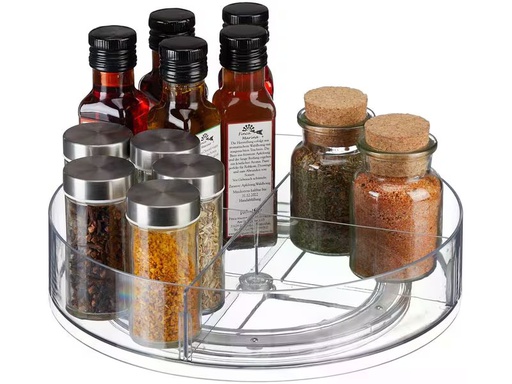 [90345266 1695056] relaxdays Kühlschrankorganizer 530 g, 1 Stück, Transparent