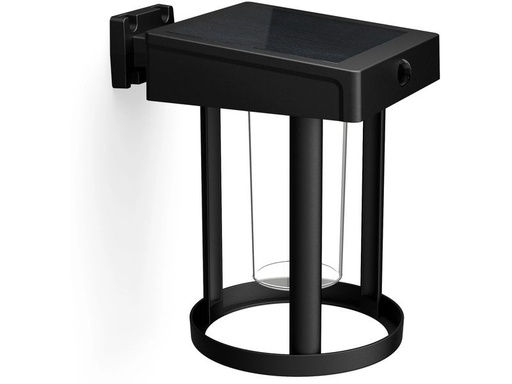 [90345286 1689136] Philips Camill UE Wandleuchte Solar rund schwarz 3000K