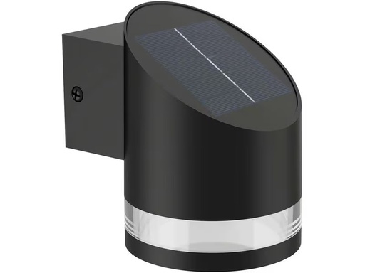 [90345419 1689161] Philips Solar Fyve Wandleuchte, Lichtsensor, 2700K, schwarz
