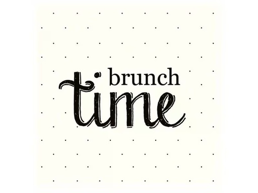 [90345431 1702044] Stewo Papierservietten Brunch 33 x 33 cm, Schwarz/Weiss