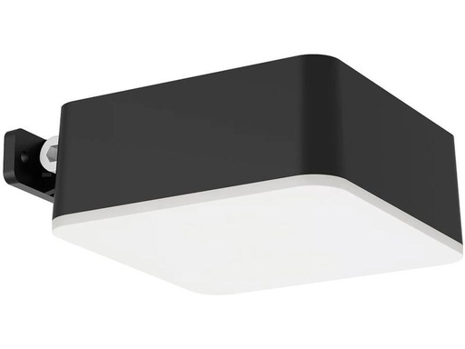 [90345438 1689165] Philips Solar Vynce Wandleuchte, Lichtsensor, eckig, 2700K, schwarz