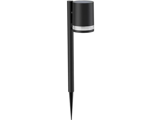 [90345477 1689160] Philips Solar Fyce Sockelleuchte Spiess, Lichtsensor, 2700K, schwarz