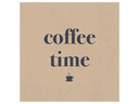 Stewo Papierservietten Coffee time 33 x 33 cm, Braun