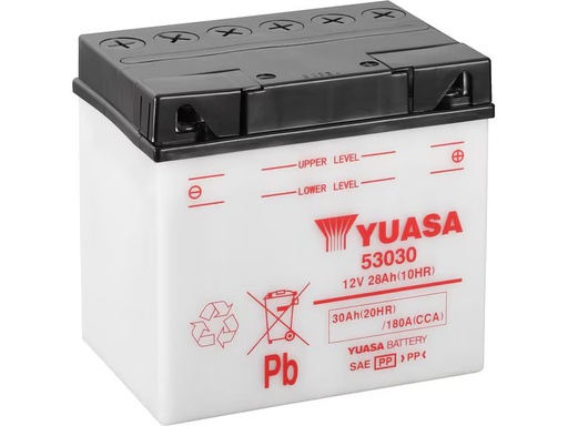 [90345796 1705345] YUASA Motorradbatterie Yumicron 12V/30Ah/180A 30 Ah