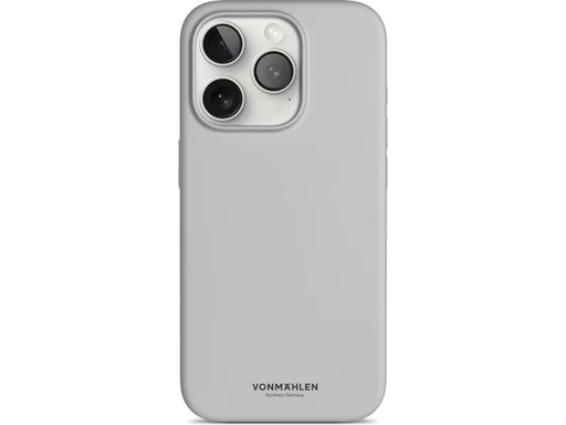 [90345868 1703926] Vonmählen Back Cover Eco Silicone iPhone 15 Pro Light Gray