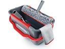 GOURMETmaxx Fensterwischer 7-teilig, Grau/Rot