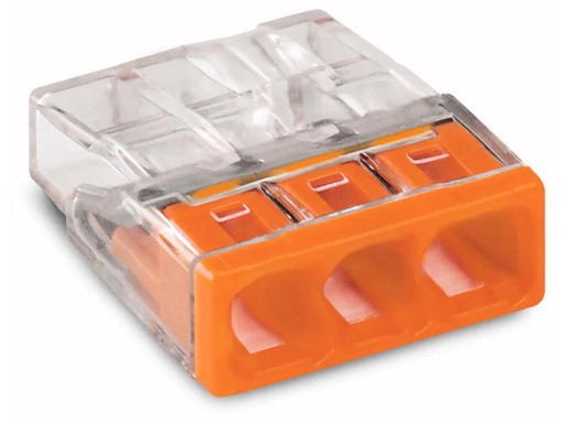 [90054745 414968] WAGO Steckklemme Contact COMPACT  3-fach, 100 Stück