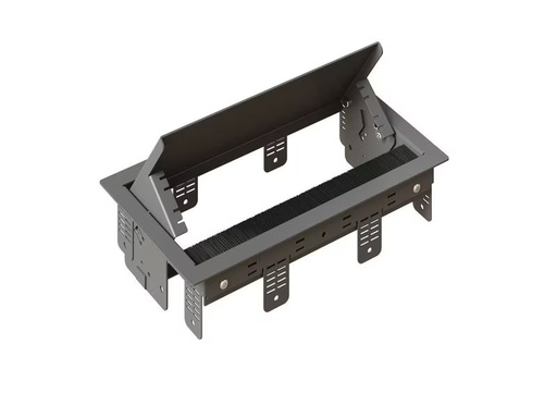 [90346115 1692650] Max Hauri Einbaurahmen BOX S 3-Fach Grau