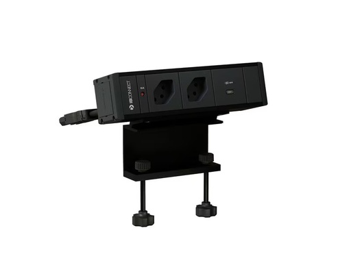 [90346132 1692610] Max Hauri Steckdoseneinheit CUBO T 2x T13, USB-C 60w Schwarz