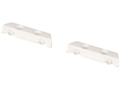 [90346178 1692617] Max Hauri Befestigungsset 90°, CUBO, Weiss 2 Stück