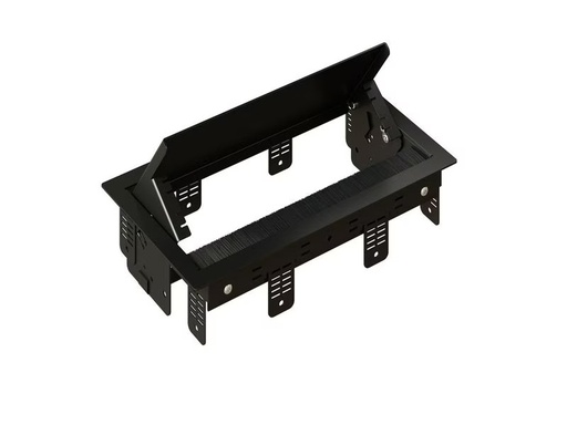 [90346196 1692649] Max Hauri Einbaurahmen BOX S 3-Fach Schwarz