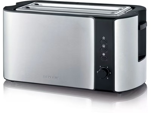 [90346231 1703602] Severin Toaster AT 2590 Schwarz/Silber
