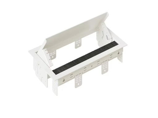 [90346255 1692651] Max Hauri Einbaurahmen BOX S 3-Fach Weiss