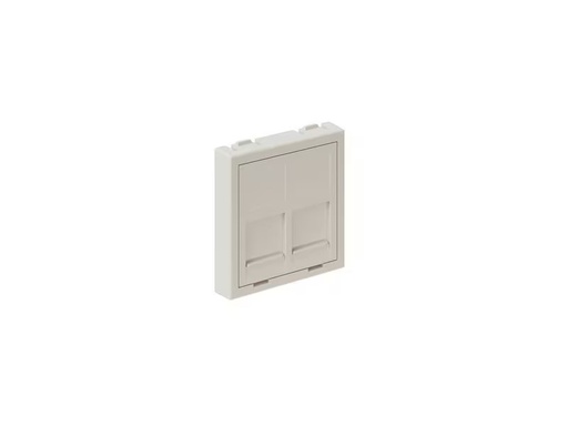 [90346264 1692660] Max Hauri Keystone-Modul für 2x RJ-45, Weiss