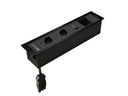 Max Hauri Steckdoseneinheit CUBOBOX 2x T13, USB-A/C, Leermodul