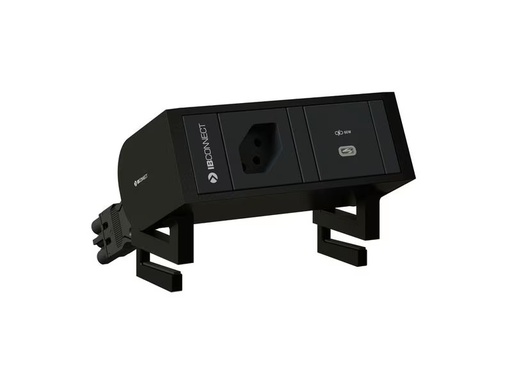 [90346303 1692604] Max Hauri Steckdoseneinheit SUPRA T13, USB-C 60W Schwarz