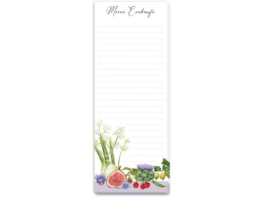 [90346371 1700523] Grätz Notizheft Einkaufsliste 8 x 21 cm