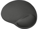 Trust Ergonomische Mausmatte Bigfoot Schwarz