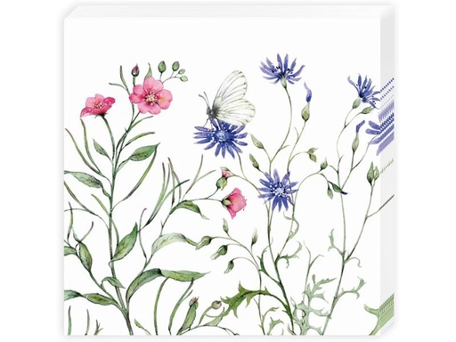 [90346426 1700540] Grätz Papierservietten Wildblumen 33 x 33 cm, 20 Stück
