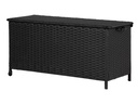 COCON Gartenbox Victoria, 133 x 63 x 45 cm, Schwarz