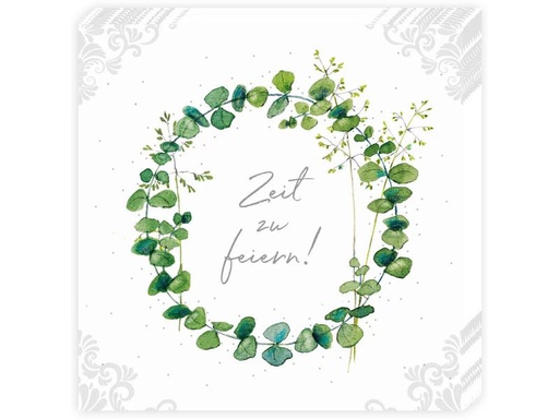 [90346447 1700541] Grätz Papierservietten Zeit zu feiern! 33 x 33 cm, 20 Stück