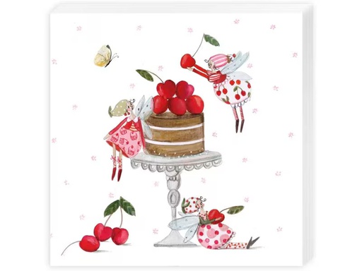 [90346489 1700537] Grätz Papierservietten Kirsche 33 x 33 cm, 20 Stück