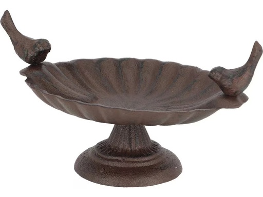 [90346498 1663992] Esschert Design Vogeltränke mit Fuss, 2 Vögel