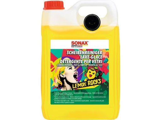 [90346535 1711924] Sonax ScheibenReiniger gebrauchsfertig Lemon Rocks 5 l