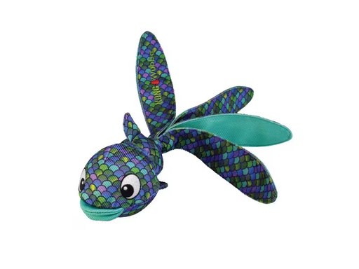 [90346551 1703885] Kong Hunde-Spielzeug Wubba Finz Fisch L, blau
