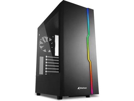[90346557 1703206] Sharkoon PC-Gehäuse RGB Slider Schwarz