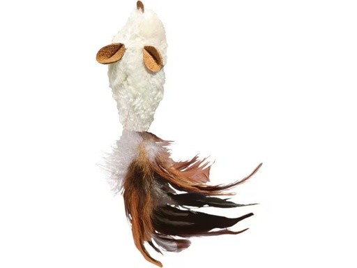 [90346578 1703890] Kong Cat Refillables Plüschmaus mit Federn 12 cm, 40g