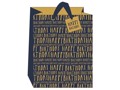 [90346583 1694419] Cart Geschenktüte Happy Birthday 29 x 36 x 13.6 cm
