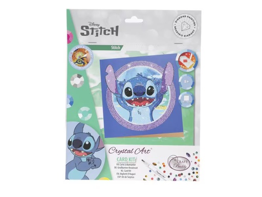 [90346597 1704578] CRAFT Buddy Bastelset Crystal Art Card Stitch