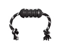 Kong Extreme Dental mit Seil schwarz, Ø 5 cm, H 12 cm