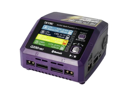 [90346672 1711086] SKYRC Quad-Ladegerät Q200 Neo 200W AC / 400W DC, 1-6S