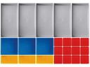 Kraftwerk Einsatzboxen-Set, 23-teilig, 45 mm hoch