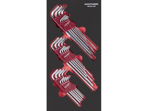[90346798 1704252] Kraftwerk Winkelstifschlüssel-Set Pro Line EVA3 28-teilig