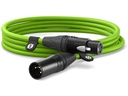 Rode XLR-Kabel XLRm-XLRf 3 m, Grün