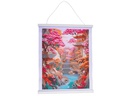 CRAFT Buddy Bastelset Crystal Art Scroll Cherry Blossom Bliss