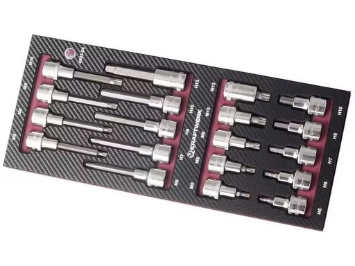 [90346906 1704178] Kraftwerk EVA3 Bit-Stecknusssatz 1/2 19-teilig